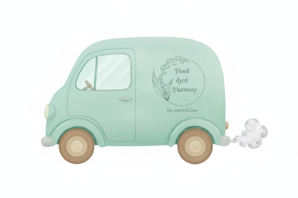 Turkoosi pakettiauto
